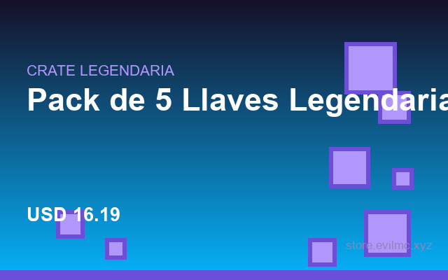 Pack de 5 Llaves Legendarias
