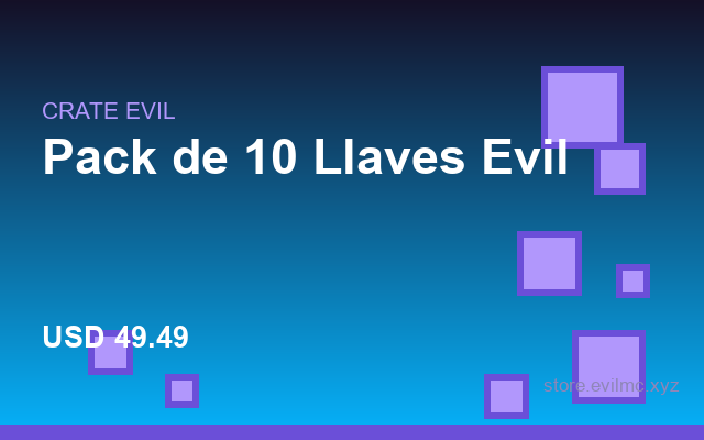 Pack de 10 Llaves Evil