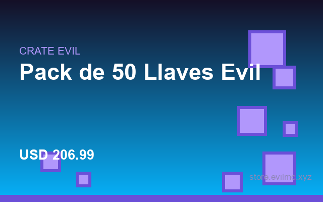 Pack de 50 Llaves Evil