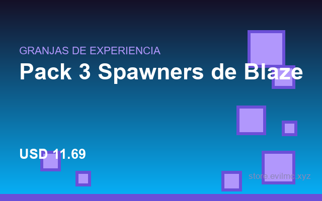 Pack 3 Spawners de Blaze