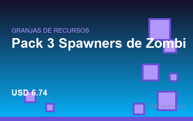 Pack 3 Spawners de Zombi